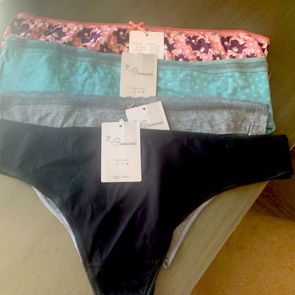 4 Pack Ladies Panties. XXXL